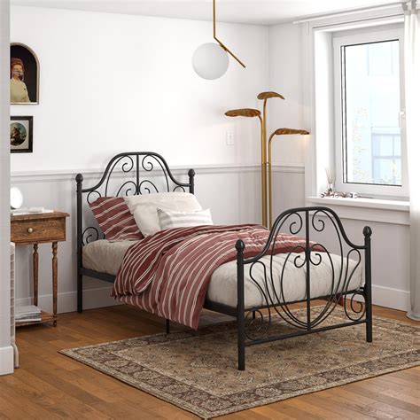 walmart metal bed frames twin